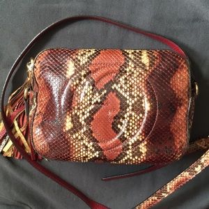 Gucci python soho disco bag authentic